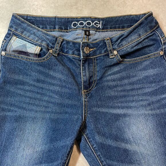 Coogi Womens Straight Leg Mid Rise Jeans Sz 7/8 - Picture 2 of 11